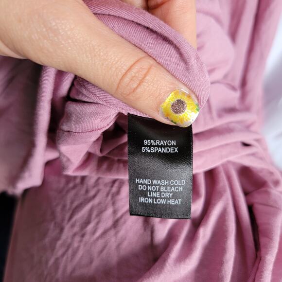 Lulus Mauve Pink Purple Formal Boho Maxi Tricks of the Trade Dress Size Medium - Picture 3 of 16